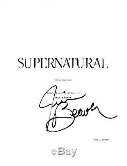 Jim Beaver Signed Autographed SUPERNATURAL Pilot Script Bobby Singer COA