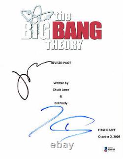 Jim Parsons Johnny Galecki Signed Auto The Big Bang Theory Pilot Script Bas