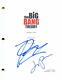 Jim Parsons & Johnny Galecki Signed Autograph The Big Bang Theory Pilot Script