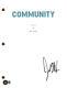 Joel McHale Signed Autograph Community Pilot Script Full Screenplay Beckett COA