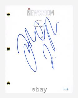 John Gallagher Jr Signed Autograph The Newsroom Pilot Script Screenplay ACOA COA