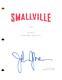 John Glover Signed Autograph Smallville Pilot Script Screenplay Lionel Luther