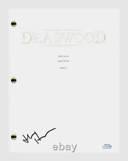 John Hawkes Signed Autographed Deadwood Pilot Script Screenplay ACOA COA