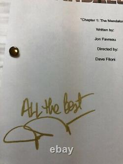 John Rosengrant The Mandalorian Signed Autographed Full Pilot Episode Script