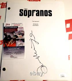 John Ventimiglia As Artie Bucco Signed The Sopranos Pilot Episode Script JSA COA