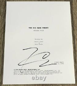 Johnny Galecki Signed Autograph The Big Bang Theory Full 52 Page Pilot Script