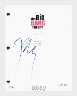 Johnny Galecki Signed Autographed The Big Bang Theory Pilot Script ACOA COA