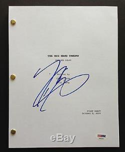 Johnny Galecki Signed The Big Bang Theory Pilot Script Full 51 Pages Psa Dna Coa