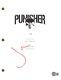 Jon Bernthal Signed Autograph The Punisher Pilot Episode Script Beckett COA