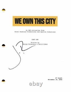 Jon Bernthal Signed Autograph We Own This City Full Pilot Script Rare