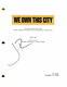Jon Bernthal Signed Autograph We Own This City Full Pilot Script Rare