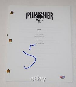 Jon Bernthal Signed Autographed THE PUNISHER Pilot Script PSA/DNA COA