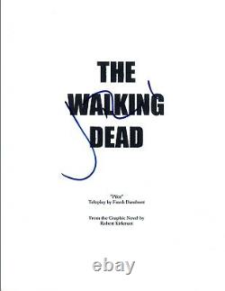 Jon Bernthal Signed Autographed THE WALKING DEAD Pilot Episode Script COA VD