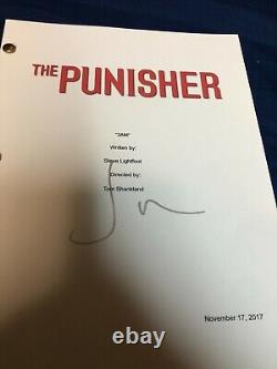 Jon Bernthal Signed Autographed The Punisher Full Pilot Episode Script Proof