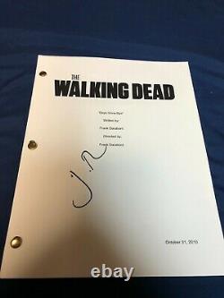 Jon Bernthal Signed Autographed The Walking Dead Full Pilot Episode Script Proof