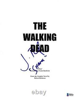 Jon Bernthal Signed Walking Dead Pilot Episode Script Beckett Bas Autograph Auto
