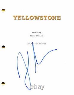 Josh Lucas Signed Autograph Yellowstone Full Pilot Script Young John Dutton