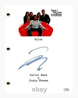 Josh Radnor Signed Autographed How I Met Your Mother Pilot Script ACOA COA