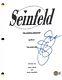 Julia Louis Dreyfus Signed Seinfeld Pilot Script Authentic Autograph Beckett