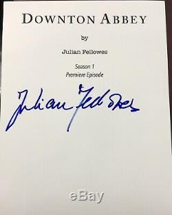 Julian Fellowes Downton Abbey Signed Autographed Pilot Episode Full Script Coa