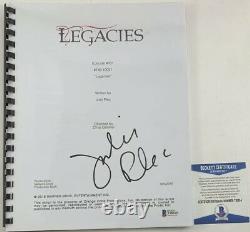 Julie Plec Autographed Legacies Full Pilot Script Signed Vampire Diaries BAS COA