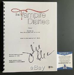 Julie Plec Autographed The Vampire Diaries Full Pilot Script Signed Beckett COA