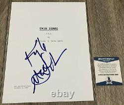 KYLE MACLACHLAN SIGNED TWIN PEAKS 84 PAGE PILOT SCRIPT withEXACT PROOF BECKETT COA