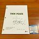 KYLE MACLACHLAN SIGNED TWIN PEAKS FULL 60 PAGE PILOT SCRIPT with BECKETT BAS COA