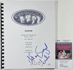 Katey Sagal Signed Futurama Space Pilot 3000 Episode Script Autograph JSA COA