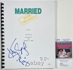 Katey Sagal Signed Married With Children Pilot Episode Script Autograph JSA COA