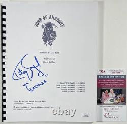 Katey Sagal Signed Sons Of Anarchy Pilot Episode Script Autograph JSA COA