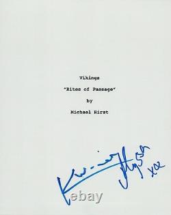 Katheryn Winnick & Alyssa Sutherland Signed Autograph VIKINGS Pilot Script VD