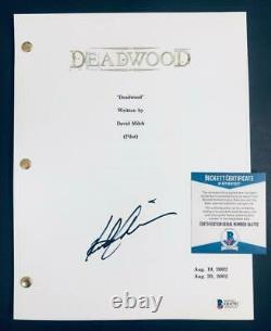 Keith Carradine aka Wild Bill Hickok signed Deadwood TV Pilot Script BAS COA