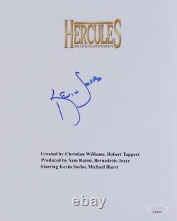 Kevin Sorbo Signed Hercules The Legendary Journeys Pilot Script Cover JSA A1