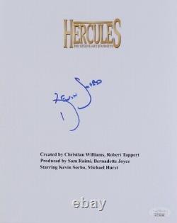 Kevin Sorbo Signed Hercules The Legendary Journeys Pilot Script Cover JSA A2