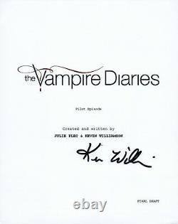 Kevin Williamson Signed Autographed THE VAMPIRE DIARIES Pilot Script COA VD