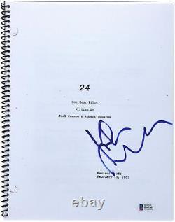 Kiefer Sutherland Autographed 24 One Hour Pilot Replica Script BAS