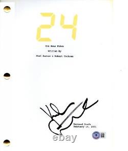 Kiefer Sutherland Signed 24 Pilot Script Authentic Autograph Beckett