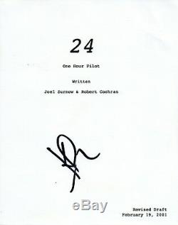 Kiefer Sutherland Signed Autographed 24 Full Pilot Episode Script COA VD
