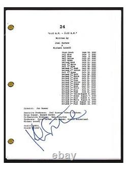 Kiefer Sutherland Signed Autographed 24 Pilot Episode Script COA