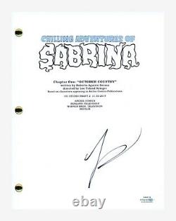 Kiernan Shipka Signed CHILLING ADVENTURES OF SABRINA Pilot Script ACOA COA