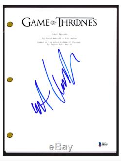 Kit Harington Signed Autographed Game of Thrones Pilot Script Beckett BAS COA