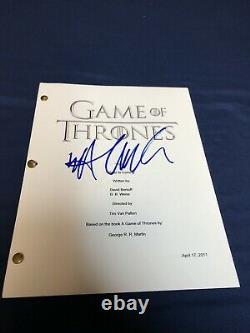 Kit Harrington Signed Autographed Game Of Thrones Full Pilot Episode Script Rare