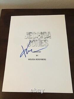 Krysten Ritter Jessica Jones Signed Autographed Pilot Script Cover COA E1