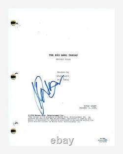 Kunal Nayyar Signed Autograph The Big Bang Theory Pilot Episode Script ACOA COA