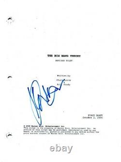 Kunal Nayyar Signed Autographed THE BIG BANG THEORY Pilot Episode Script COA