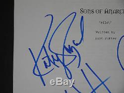 Kurt Sutter/ Katey Sagal + Hurst Sons Of Anarchy Signed Autographed Pilot Script