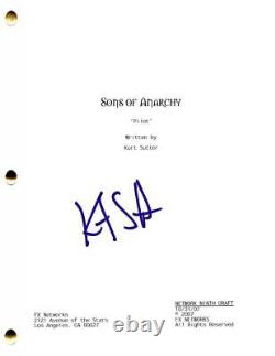 Kurt Sutter Signed Sons Of Anarchy Full Pilot Script Authentic Autograph