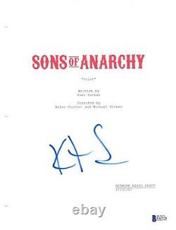 Kurt Sutter Signed Sons Of Anarchy Pilot Script Beckett Bas Autograph Auto