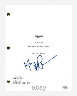 Kyle MacLachlan Signed Autograph TWIN PEAKS Pilot Episode Script ACOA COA